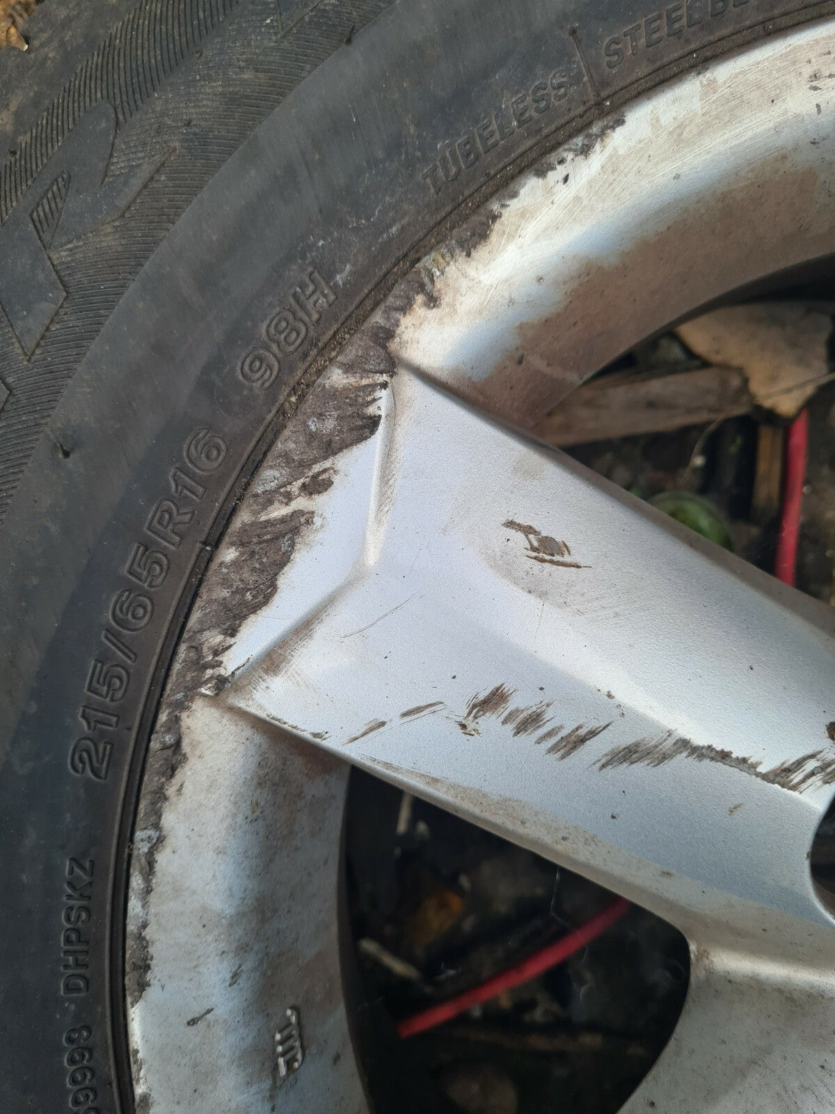NISSAN QASHQAI MK1 J10 2009 5 SPOKE SPARE ALLOY WHEEL TYRE BRIDGESTONE 215/65R16