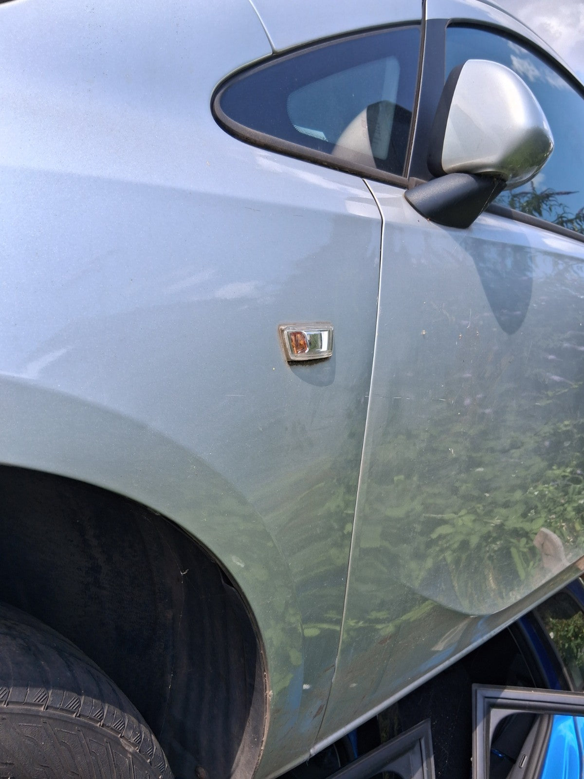 2017 VAUXHALL CORSA E 3 DOOR NS PASSENGER SIDE LEFT WING PANEL SILVER Z176