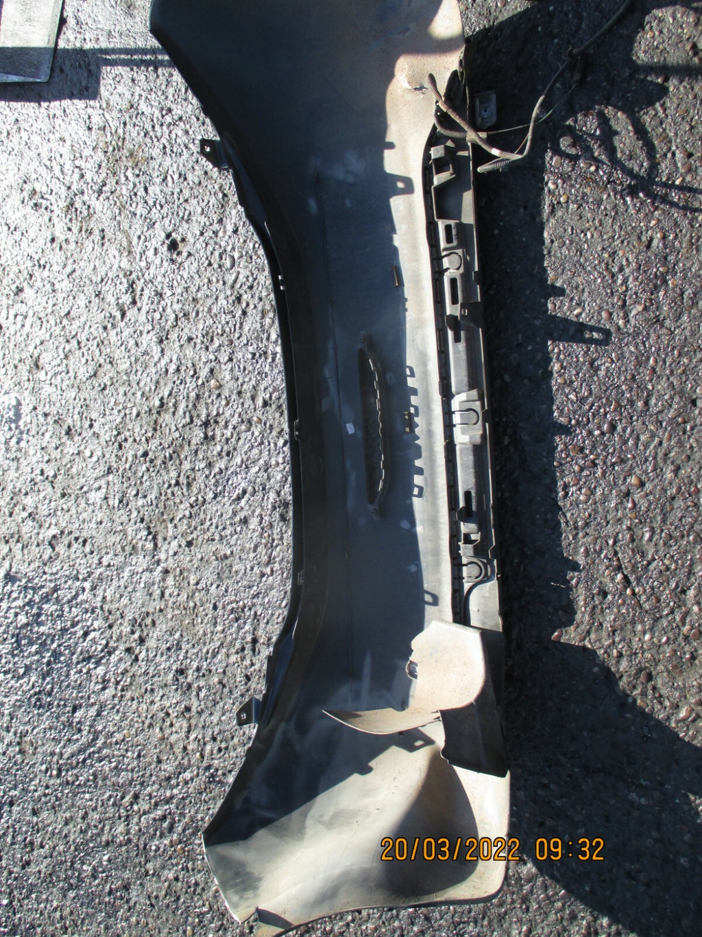 PEUGEOT 208 2011 MK1 REAR COMPLETE BUMPER BLACK