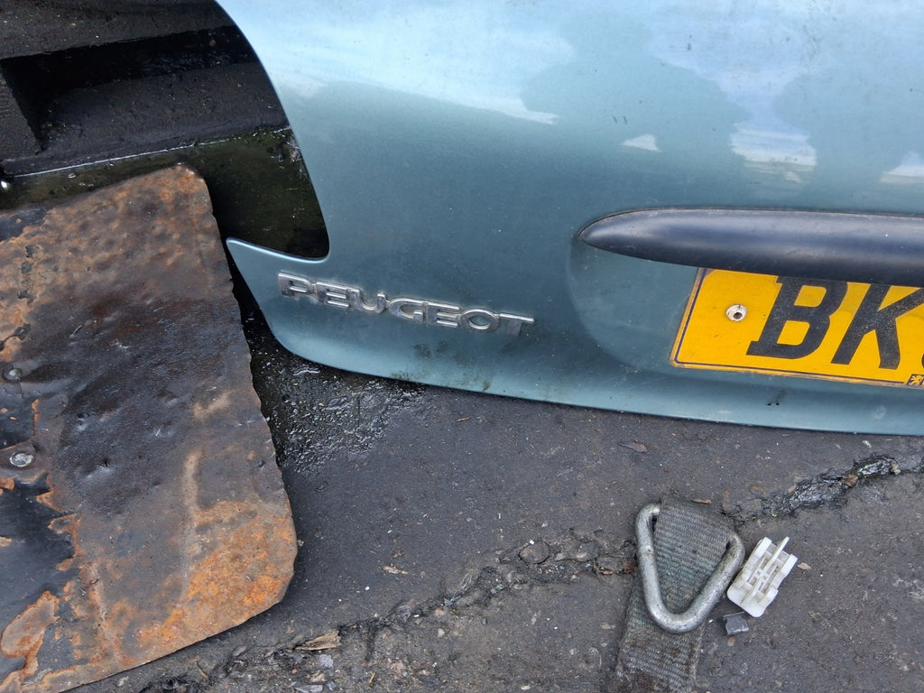 2001 PEUGEOT 206 COMPLETE REAR TAILGATE BOOTLID GREEN
