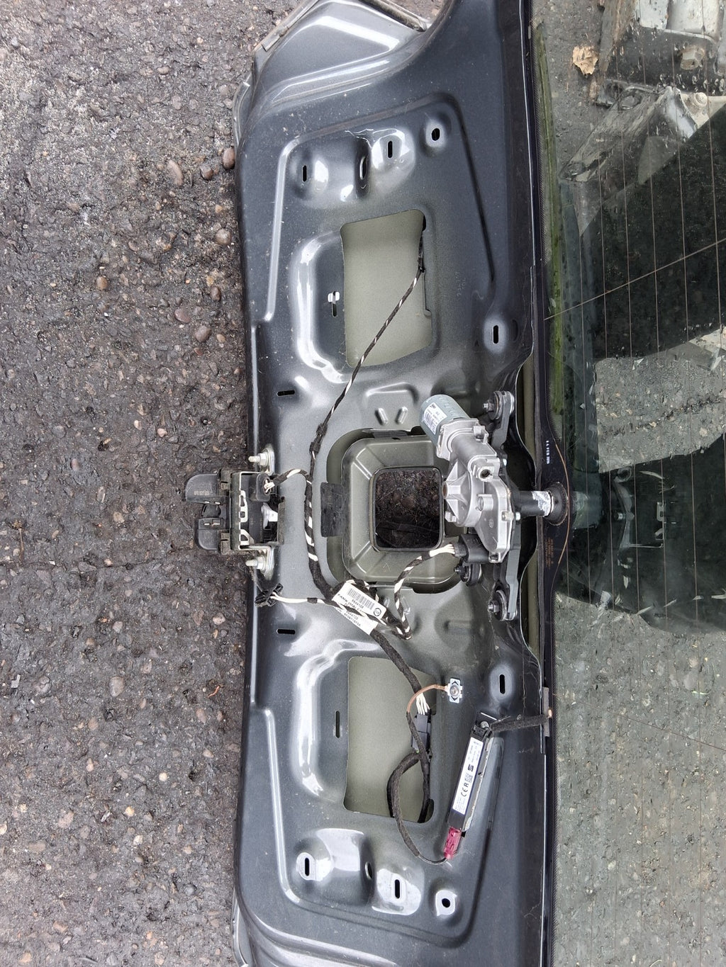 SEAT IBIZA MK5 2018 6F KJ REAR BARE TAILGATE BOOTLID MONSOON GREY METALLIC LX7R