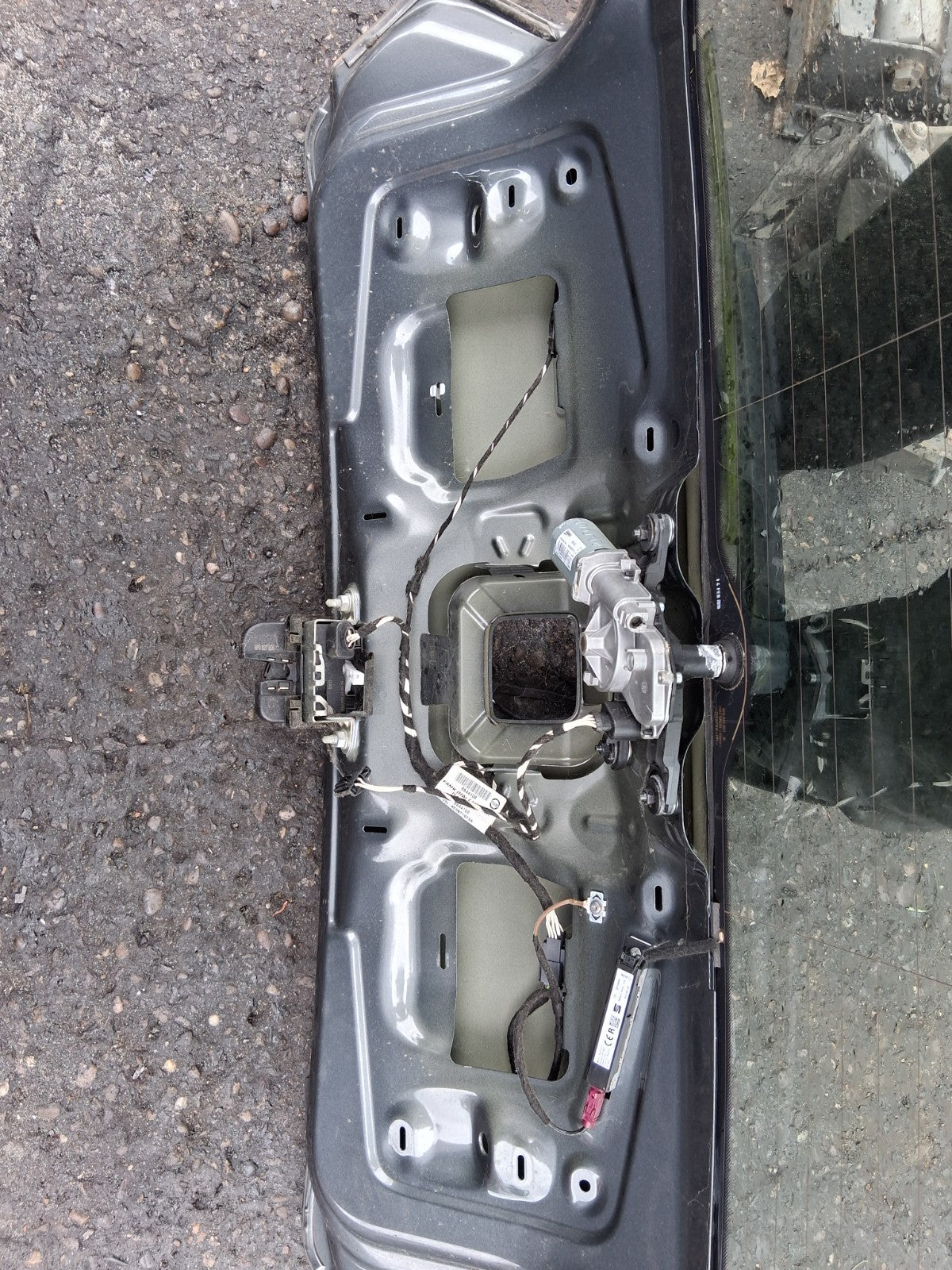 SEAT IBIZA MK5 2018 6F KJ REAR BARE TAILGATE BOOTLID MONSOON GREY METALLIC LX7R