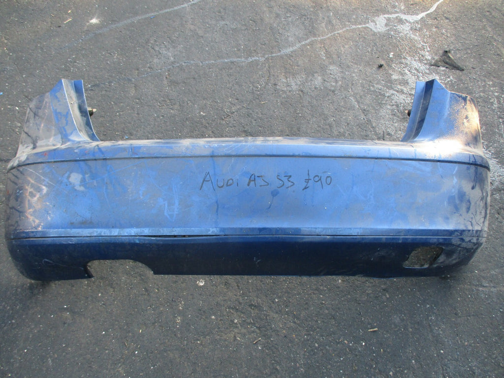 AUDI A3 8P MK2 REAR BUMPER BLUE 8P4807511 2003 - 2008 5 DOOR