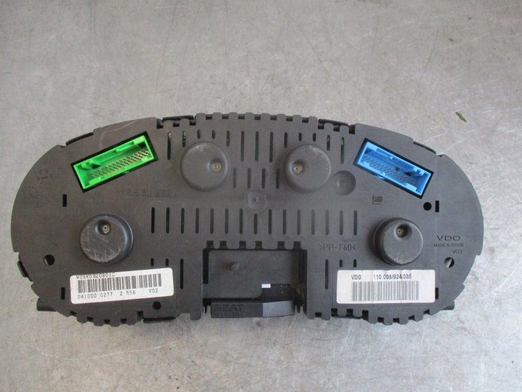 SEAT IBIZA MK3 2001 1.4 PETROL SPEEDO CLOCKS INSTRUMENT CLUSTER DIALS 6K0920901C