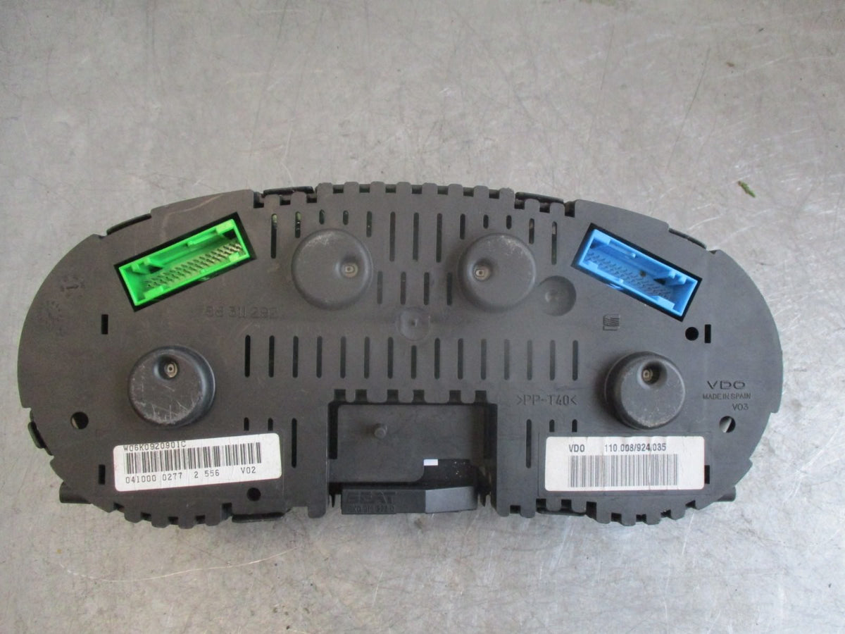 SEAT IBIZA MK3 2001 1.4 PETROL SPEEDO CLOCKS INSTRUMENT CLUSTER DIALS 6K0920901C