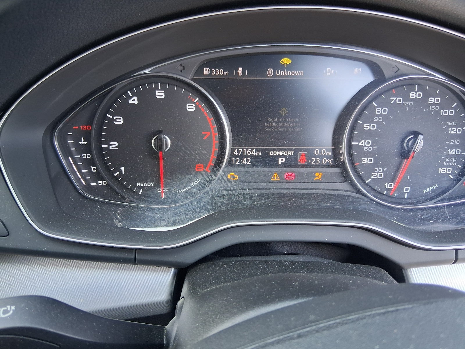 2019 AUDI Q5 ESTATE FY 2.0 PETROL AUTO SPEEDO SPEEDOMETER INSTRUMENT CLUSTER