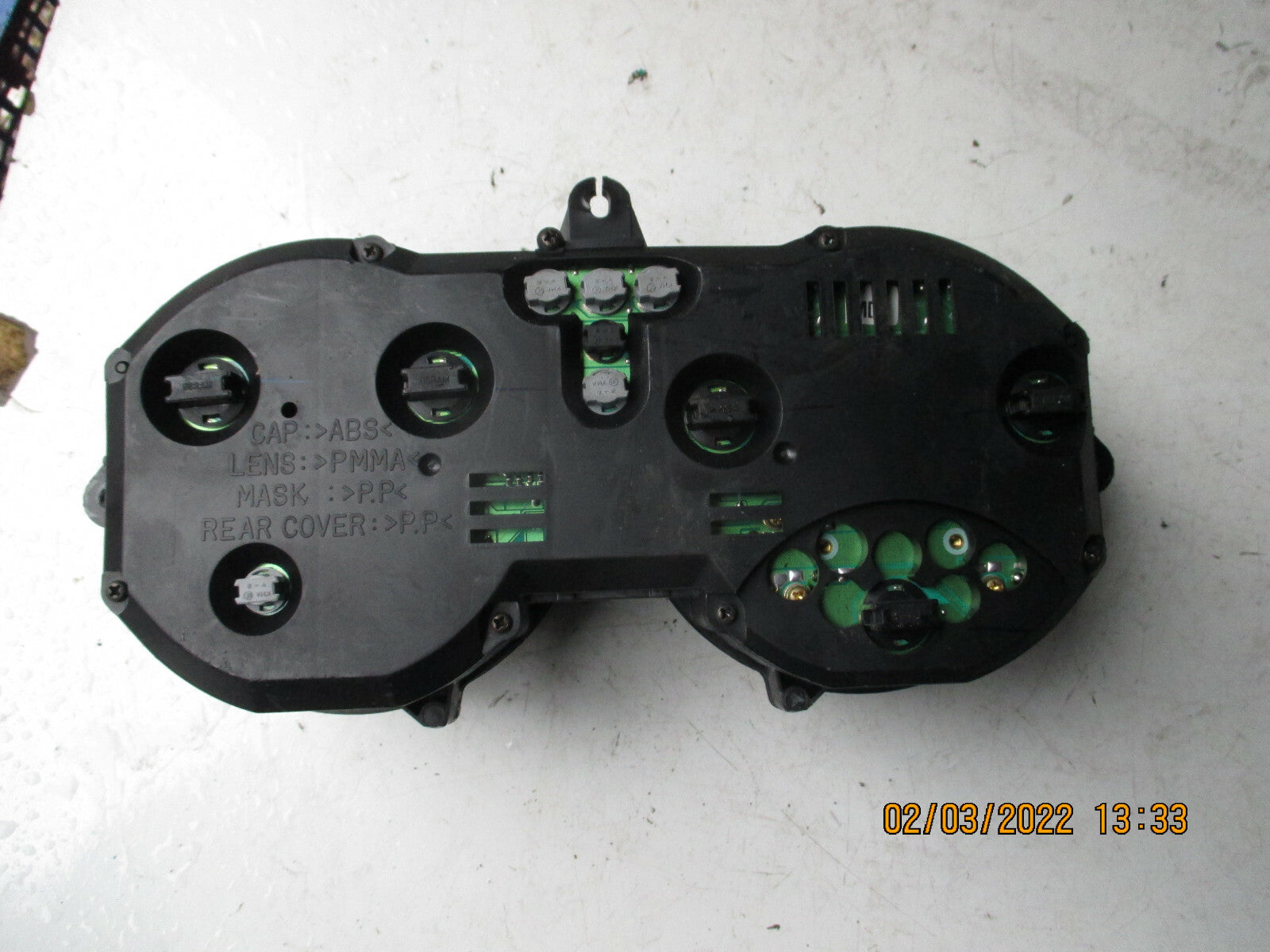 CHEVROLET KALOS 1.2 PETROL 2007 SPEEDO CLOCKS INSTRUMENT CLUSTER DIALS 96426343-