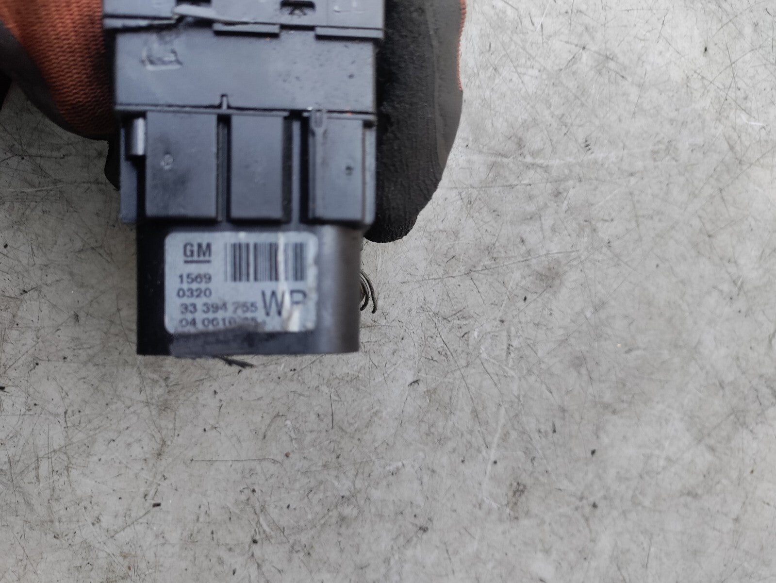 2009 VAUXHALL MERIVA A HEADLIGHT CONTROL SWITCH 33394765