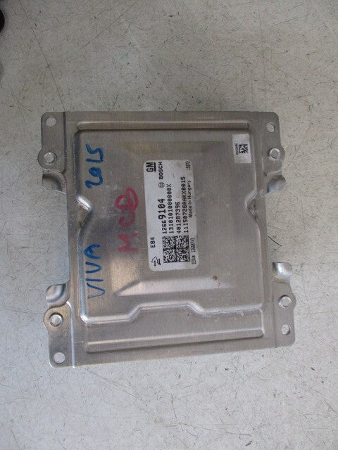 VAUXHALL VIVA 2015 1.0 PETROL ECU ENGINE CONTROL MODULE UNIT 12669104