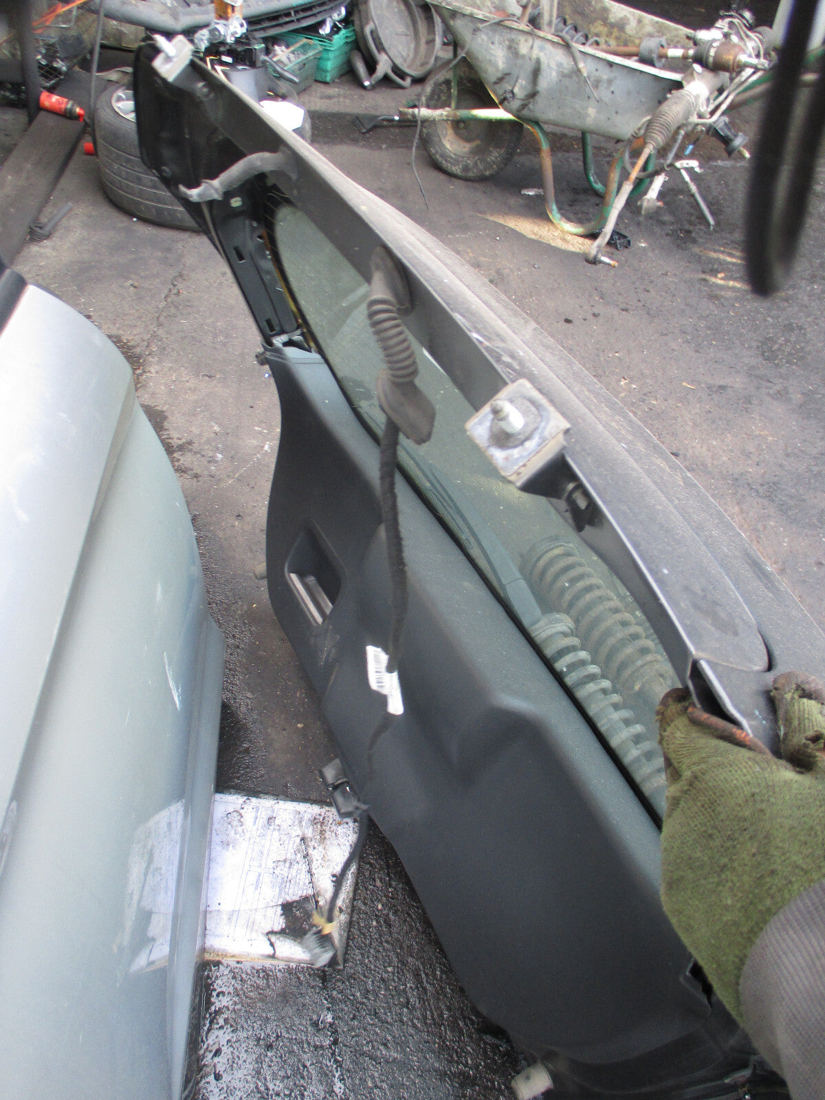 FORD FIESTA MK7 2017 3 DOOR REAR BARE TAILGATE BOOT LID MAGNETIC GREY