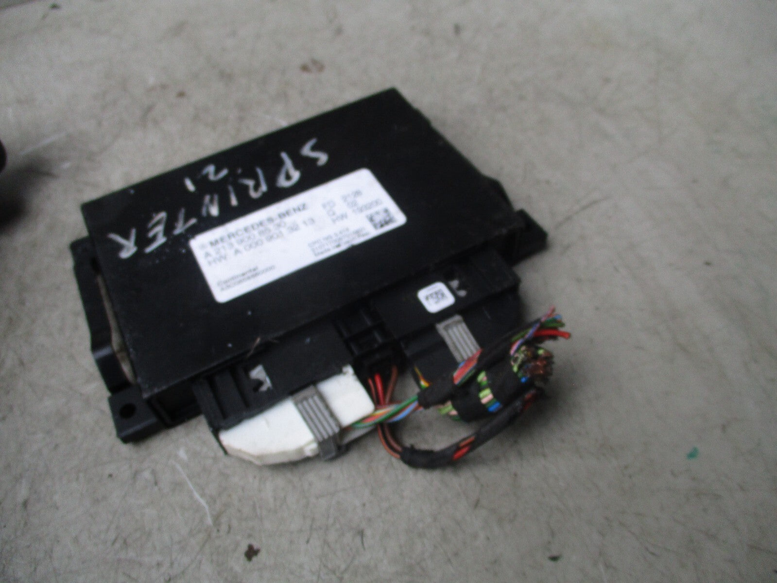 2021 MERCEDES BENZ W907 SPRINTER GEARBOX CONTROL MODULE A2139008530