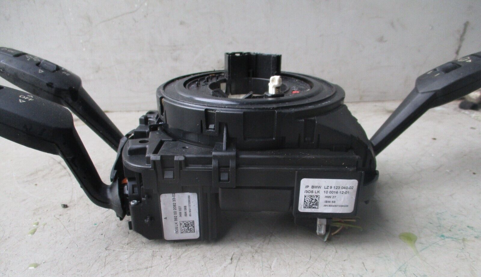 BMW 3 SERIES 2007 E90 WIPER INDICATOR STALK SWITCH SQUIB 392002082