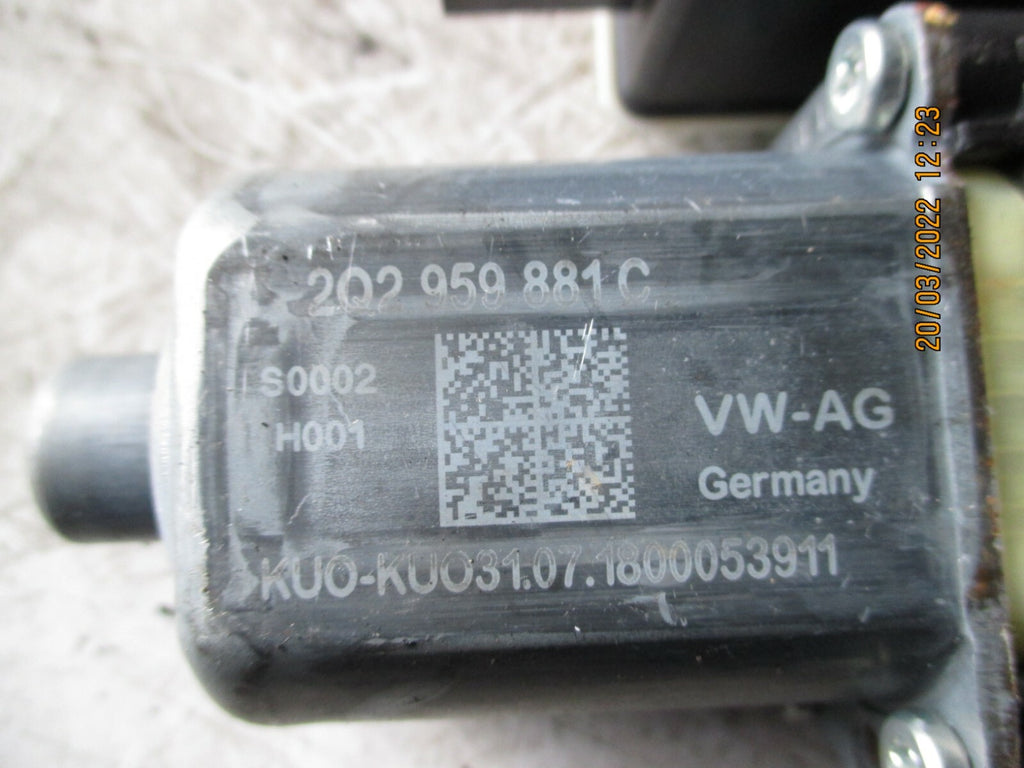 VOLKSWAGEN POLO 2019 MK6 AW OSF FRONT DRIVER SIDE WINDOW MOTOR 2Q2959881