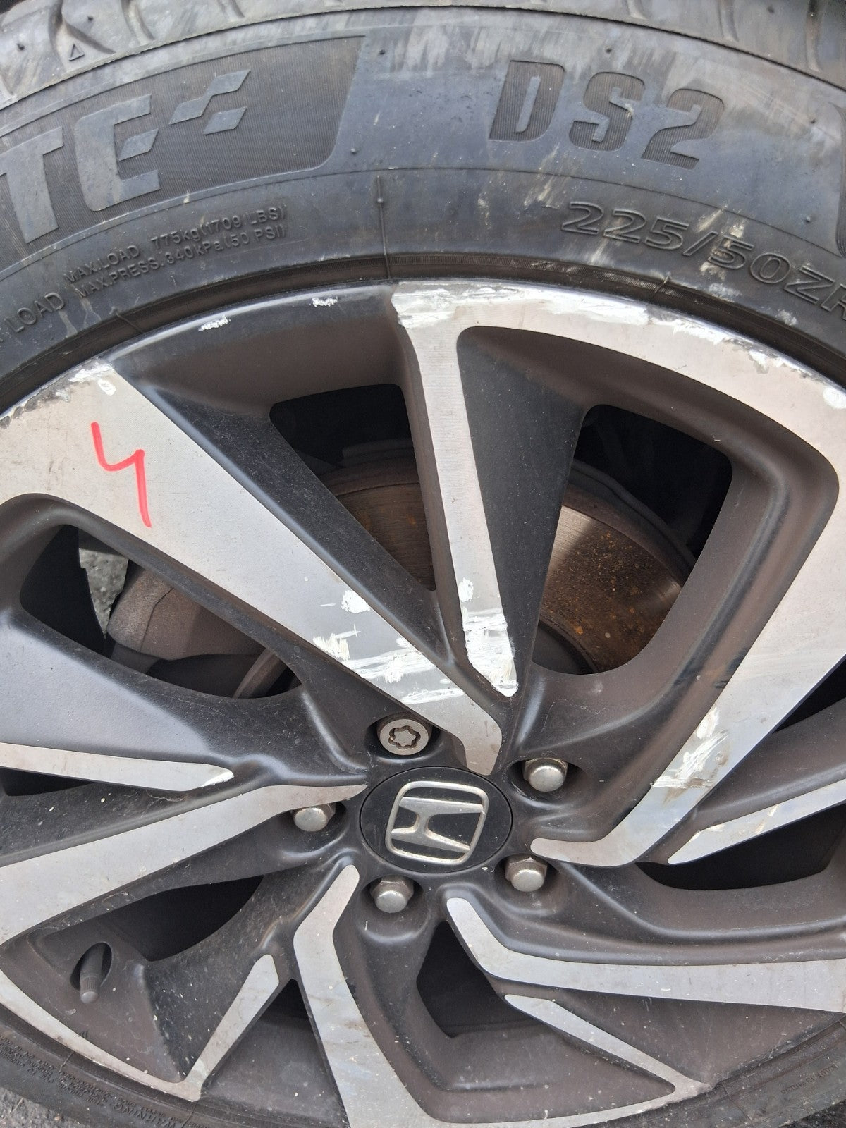 2020 HONDA HR-V FACELIFT 18 INCH ALLOY WHEEL WITH TYRE 225/50R18