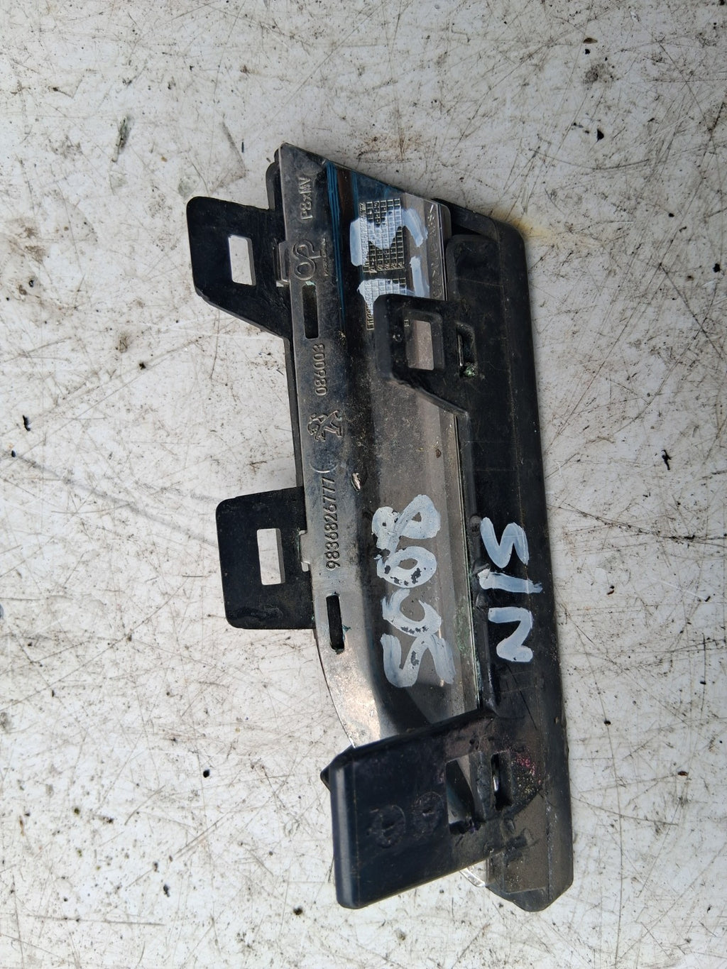 2023 PEUGEOT 5008 MK2 NSF PASSENGER SIDE FRONT LEFT LOWER GRILL TRIM 9836826777