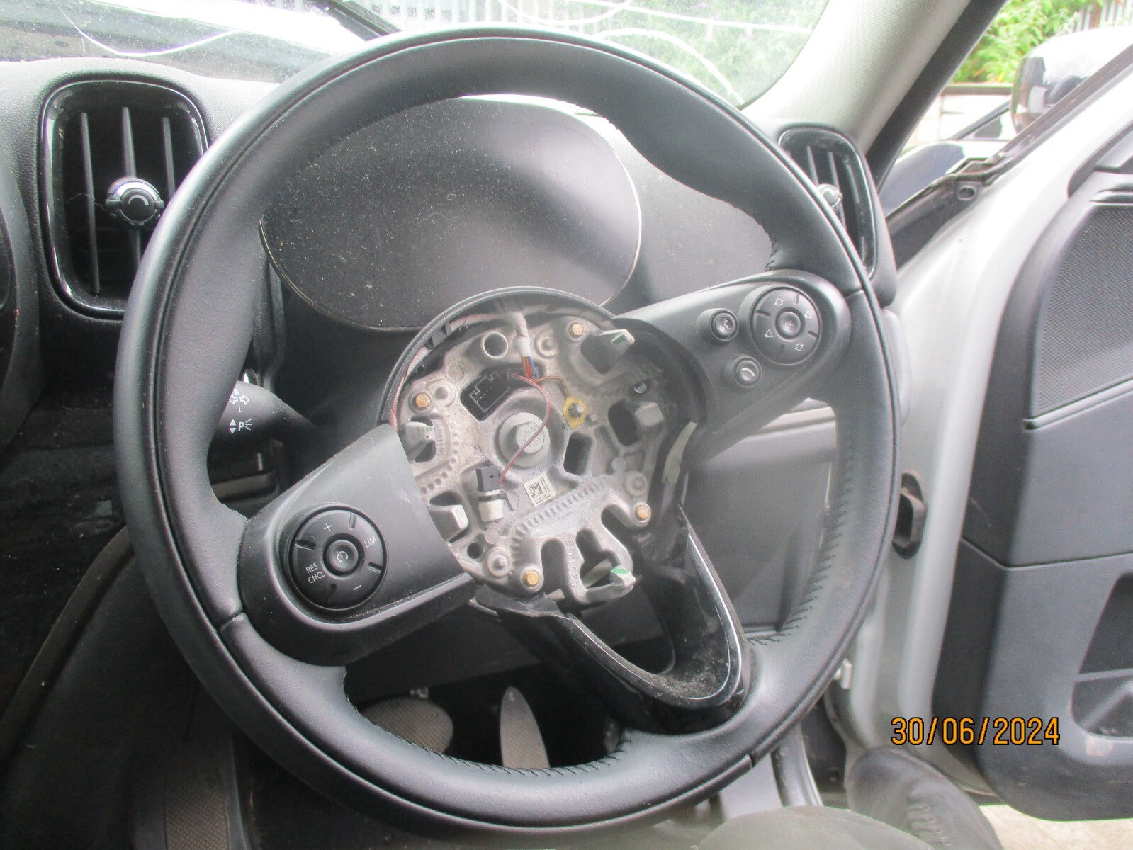 BMW MINI COUNTRYMAN F60 2021 3 SPOKE MULTIFUNCTION LEATHER STEERING WHEEL