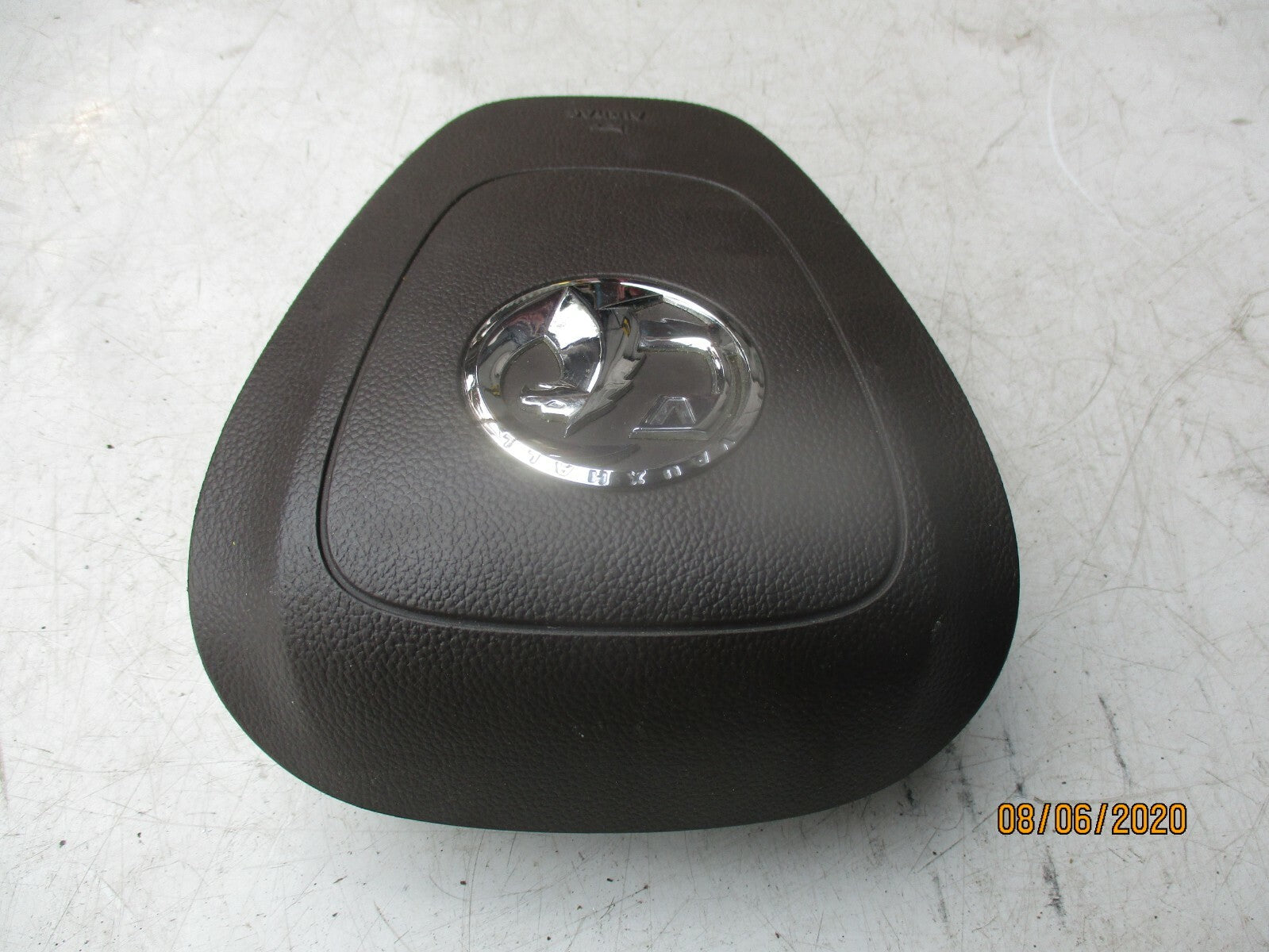 VAUXHALL INSIGNIA A 2011 BROWN LEATHER STEERING WHEEL AIR BAG UNIT ONLY 13275648
