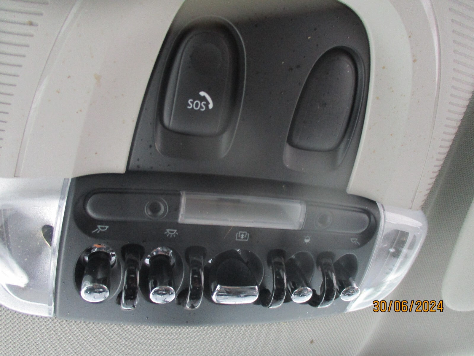 BMW MINI COUNTRYMAN F60 2021 FRONT INTERIOR ROOF READING LIGHT SWITCH PANEL