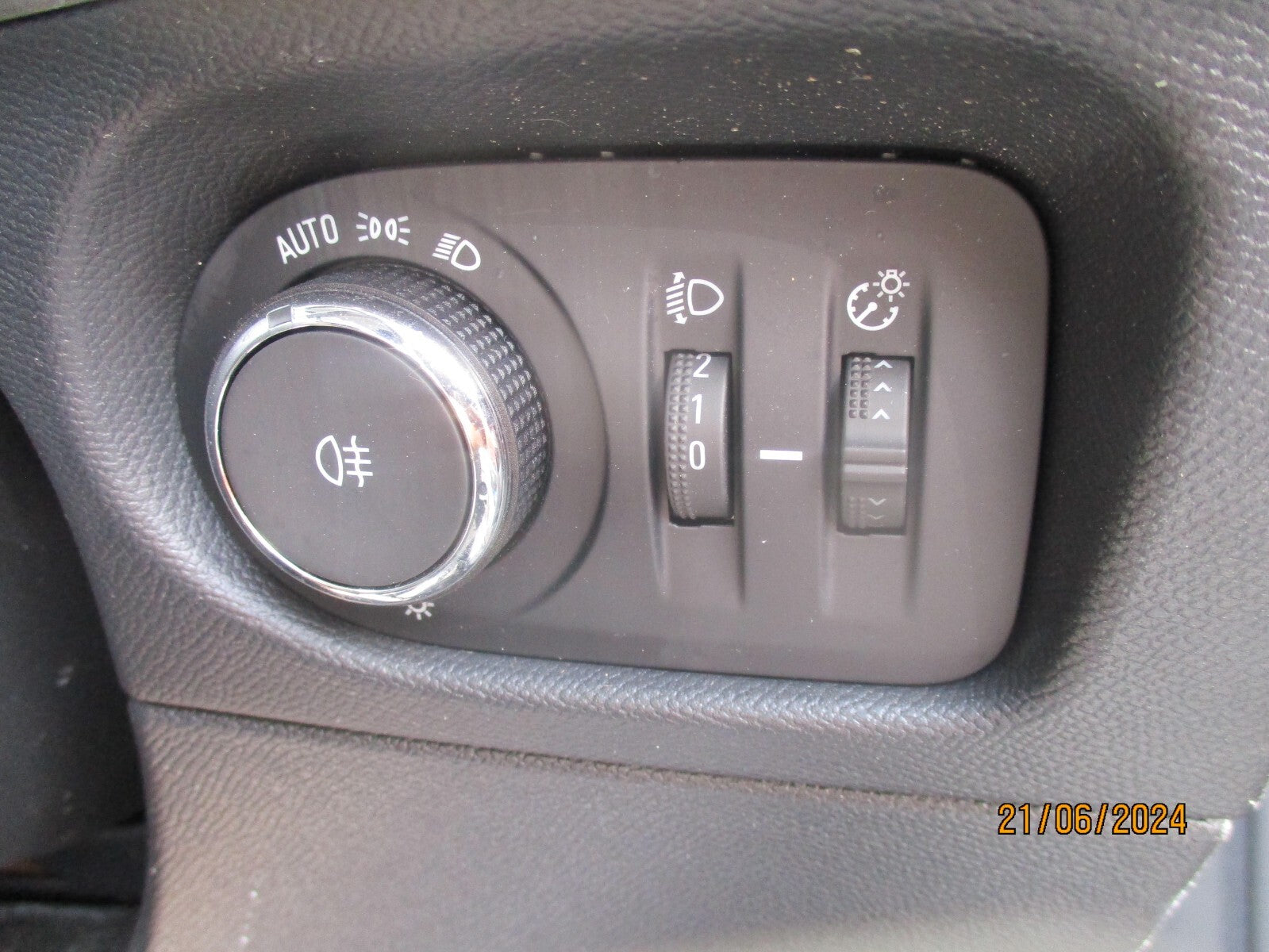VAUXHALL MOKKA B MK2 2022 HEADLIGHT & FOG LIGHT CONTROL SWITCH