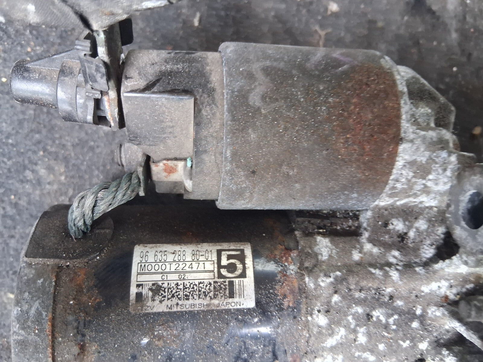 2016 CITROEN DS3 1.2 PETROL STARTER MOTOR 9663528880
