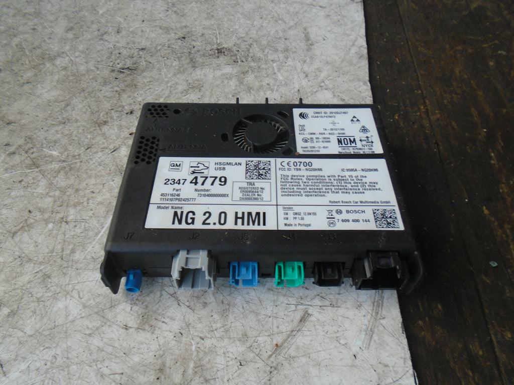 VAUXHALL INSIGNIA A 2014 SAT NAV NAVIGATION ECU MODULE 23474779