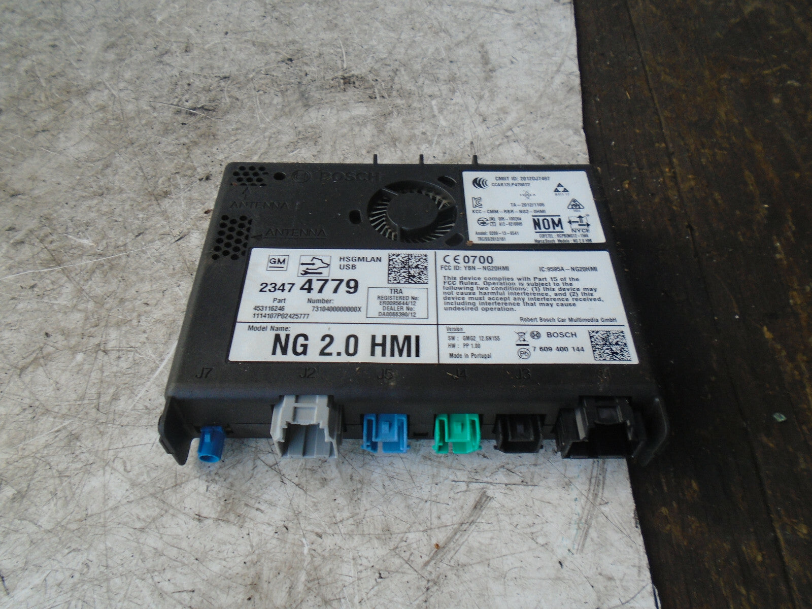 VAUXHALL INSIGNIA A 2014 SAT NAV NAVIGATION ECU MODULE 23474779