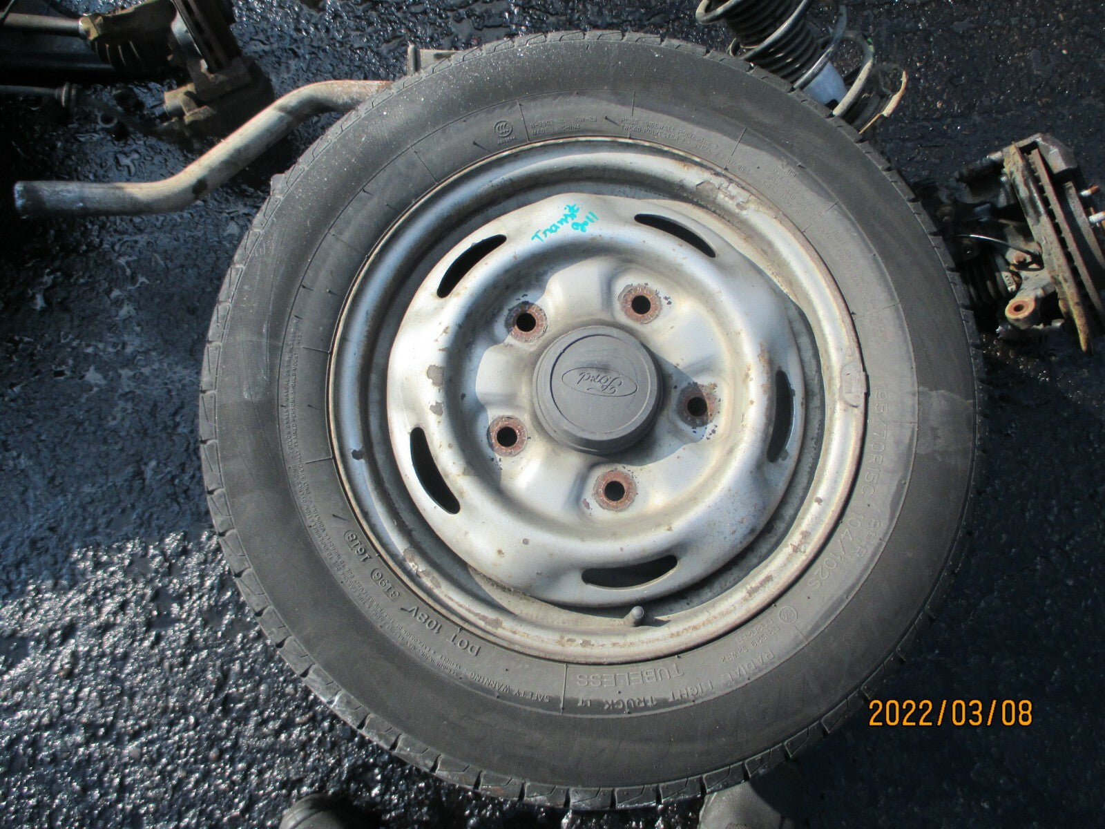 FORD TRANSIT MK7 2011 15 INCH STEEL WHEEL & TYRE 195/70R15 NANKANG