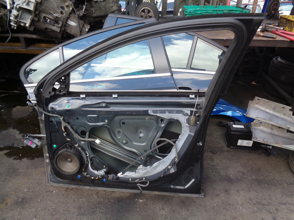 VAUXHALL INSIGNIA 2014 MK1 OSF DRIVER SIDE FRONT DOOR BLACK