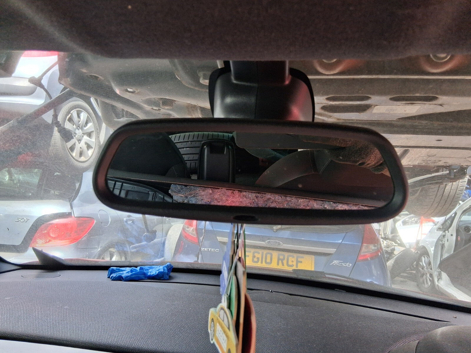 2012 CITROEN DS3 3 DOOR INTERIOR REAR VIEW MIRROR
