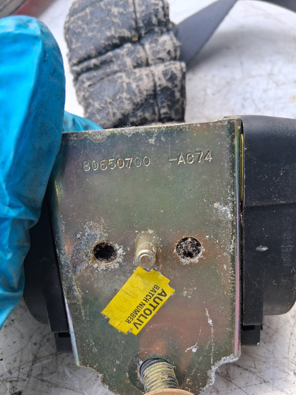 1996 MG F NSF PASSENGER SIDE FRONT RIGHT SEAT BELT 80650700