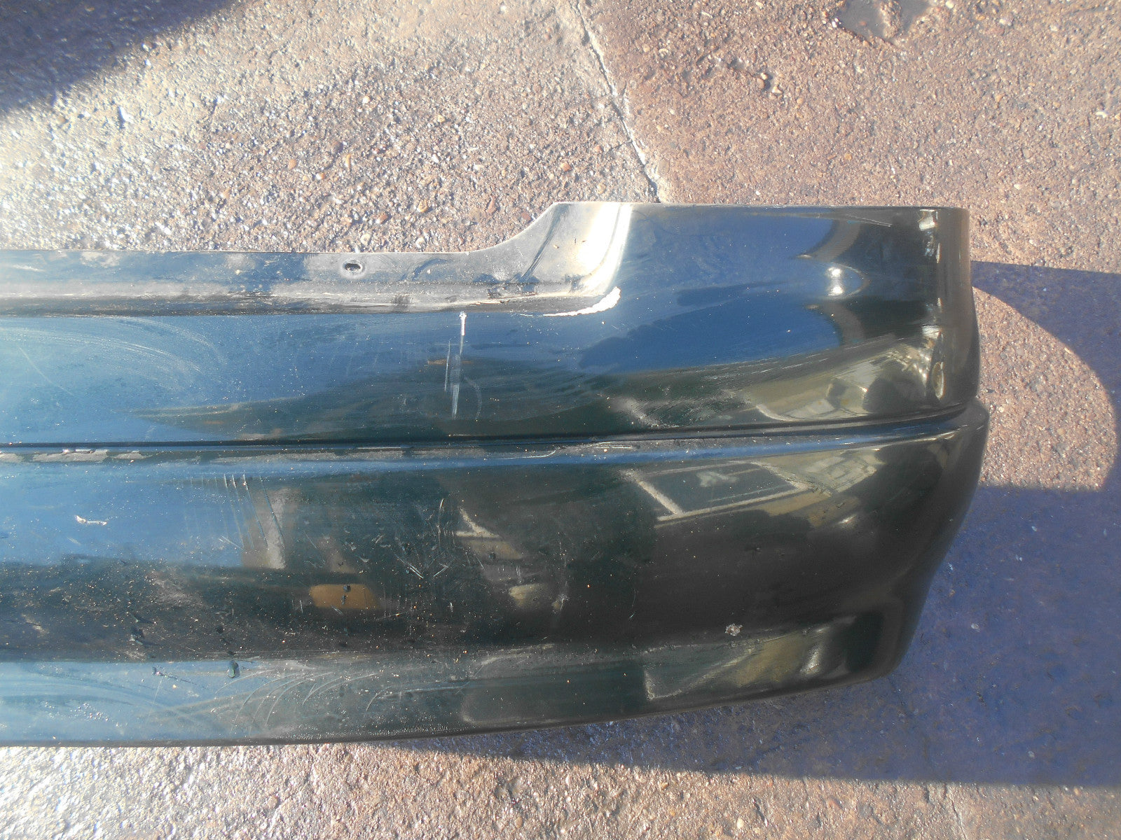 VAUXHALL ASTRA G MK4 2002 HATCHBACK REAR BACK PLASTIC BUMPER DARK GREEN