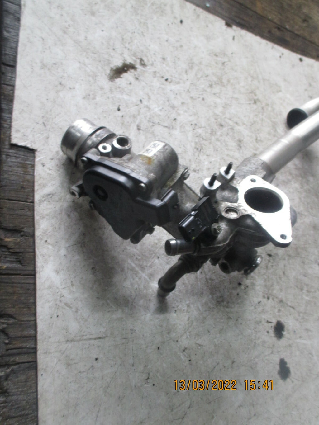 RENAULT SCENIC 2015 MK3 THROTTLE BODY WITH HOUSING PIPE