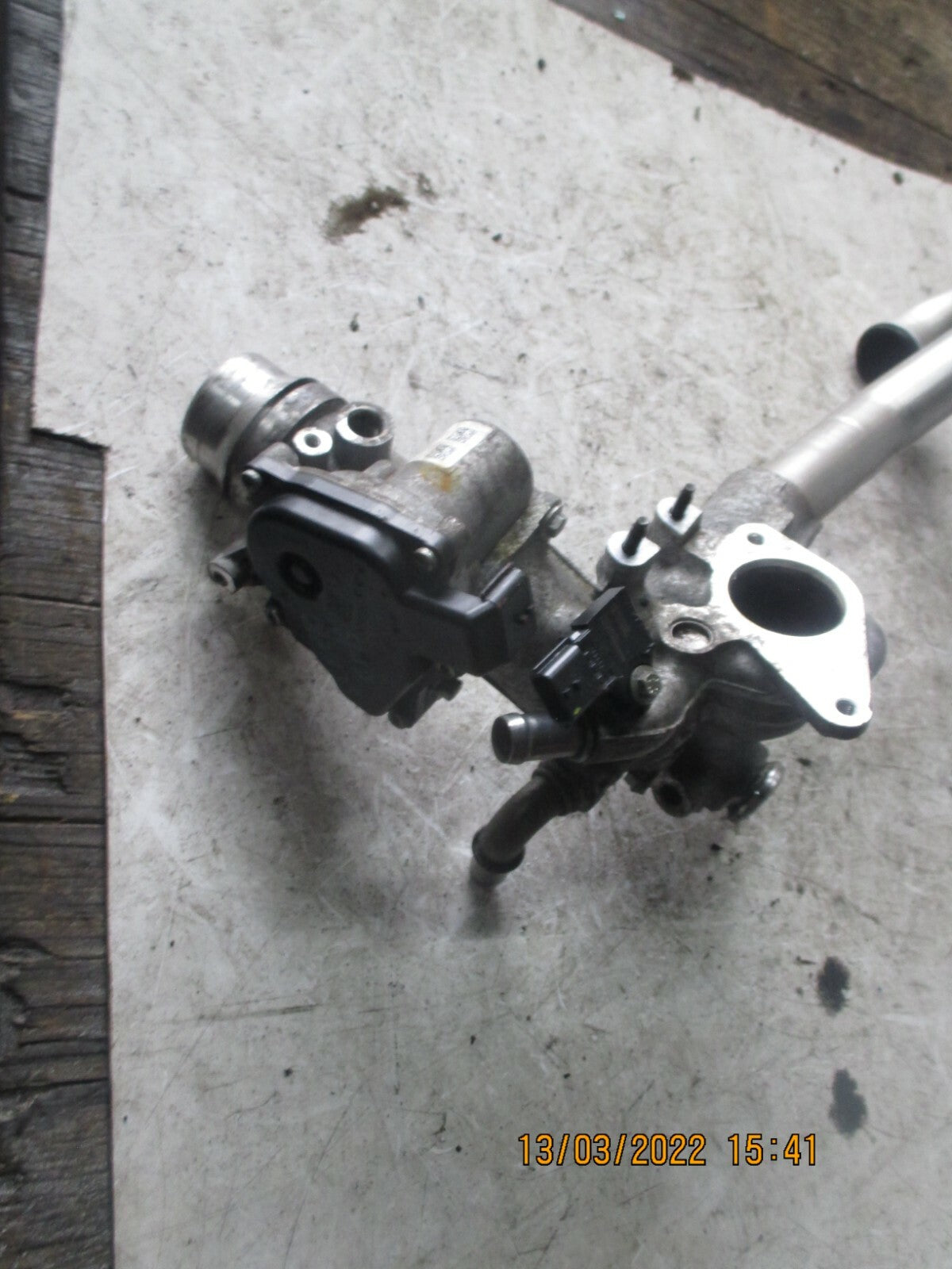 RENAULT SCENIC 2015 MK3 THROTTLE BODY WITH HOUSING PIPE
