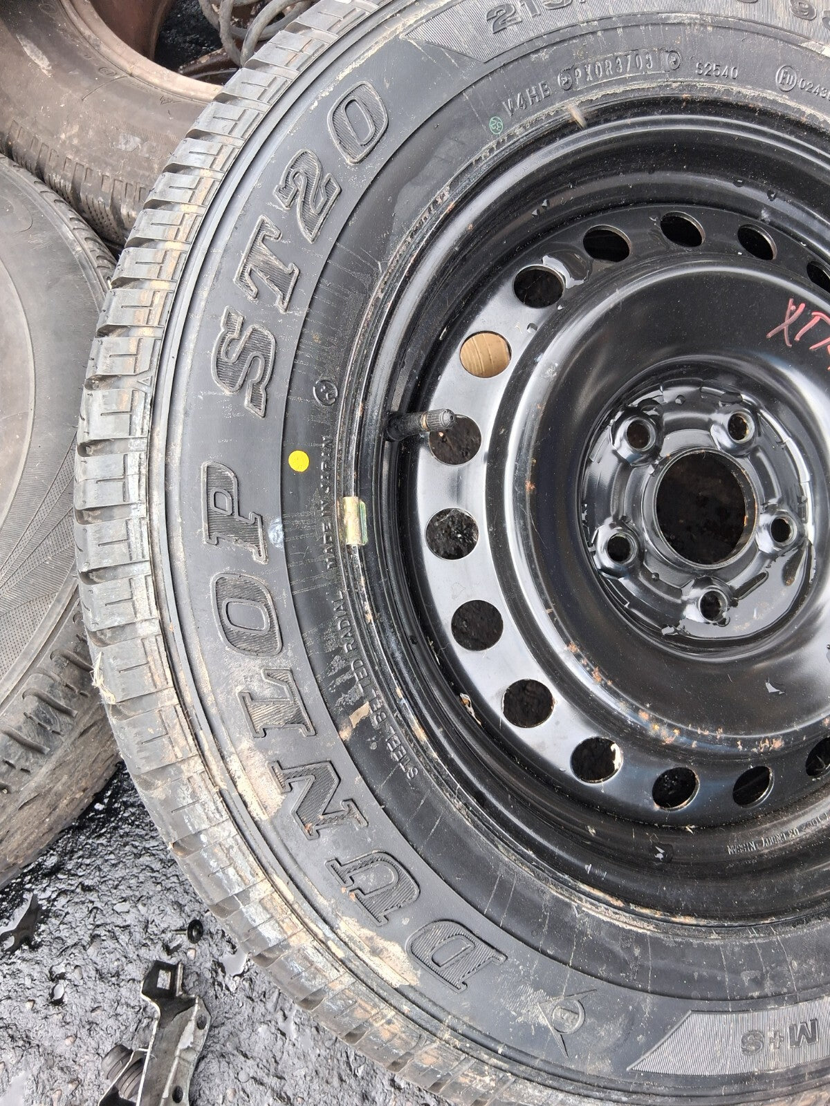 2007 NISSAN X TRAIL MK1 16 INCH STEEL WHEEL WITH TYRE 215/65R16