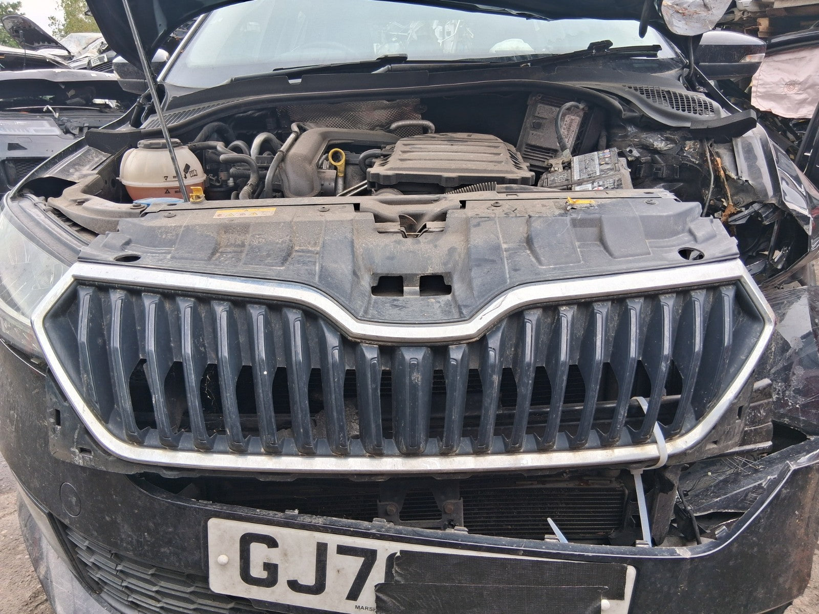 2020 SKODA FABIA MK3 NJ FRONT BUMPER RADIATOR GRILLE CHROME GRILL