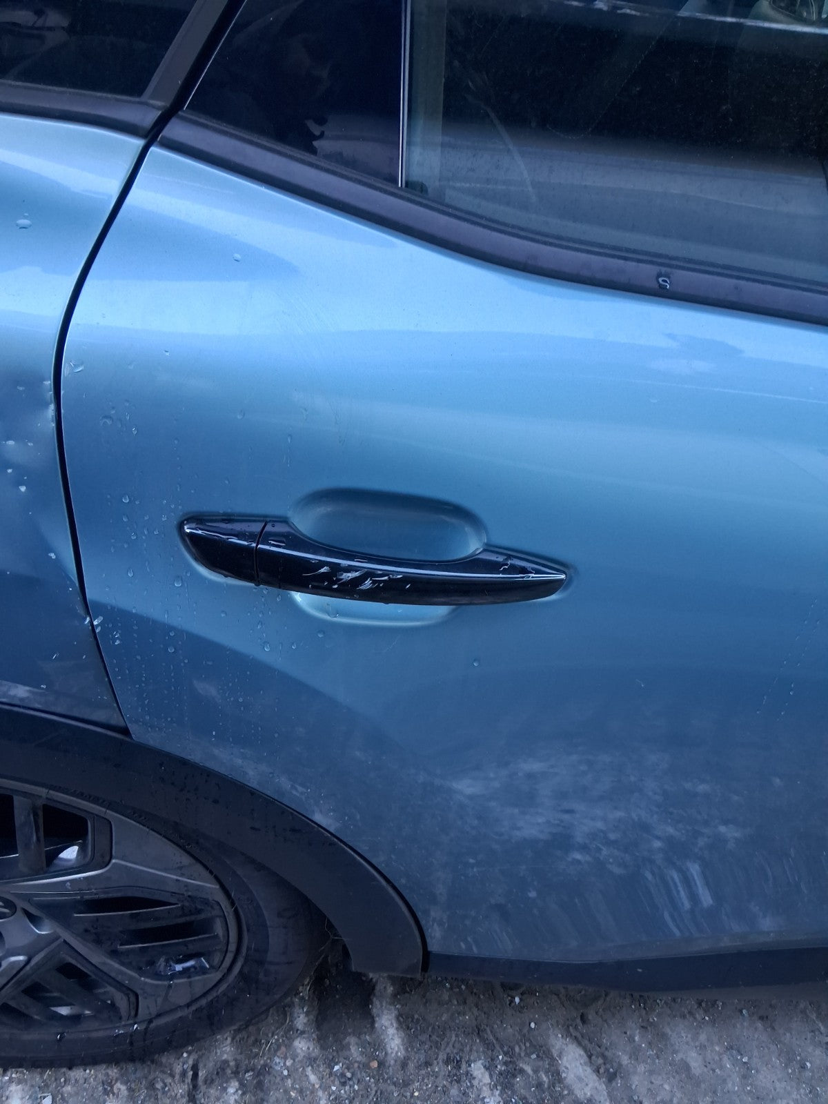 2023 CITROEN C4 MK3 OSR DRIVER SIDE REAR RIGHT BARE DOOR OLBIA BLUE EQN