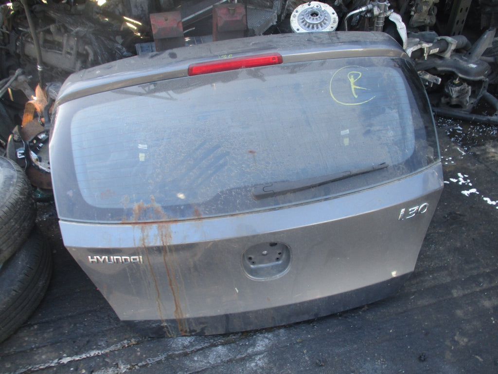 HYUNDAI I30 MK1 2009 REAR BARE TAILGATE BOOTLID STEEL GREY MET 9A