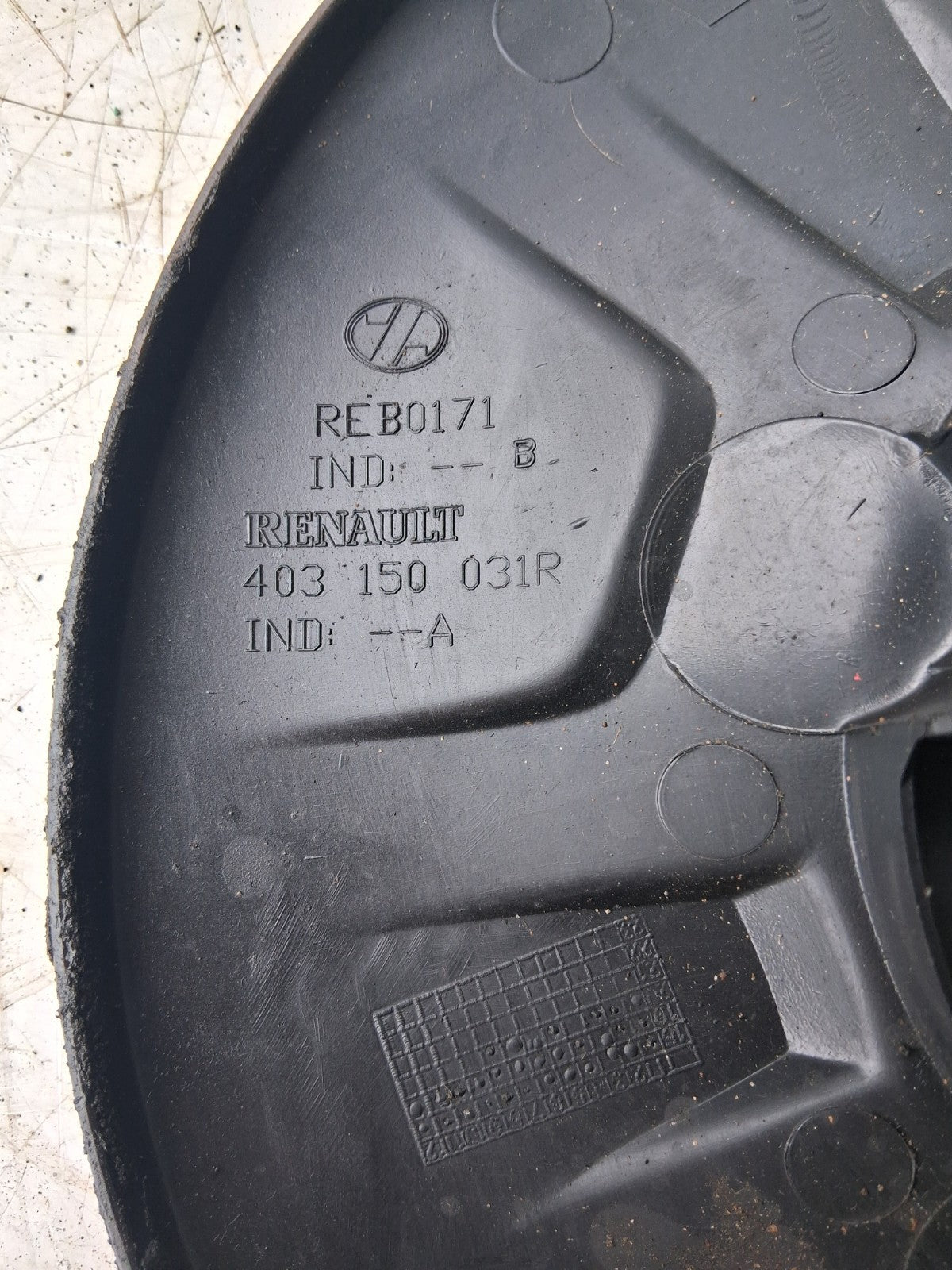 2023 RENAULT MASTER MK3 REAR WHEEL ARCH TRIM 403150031R