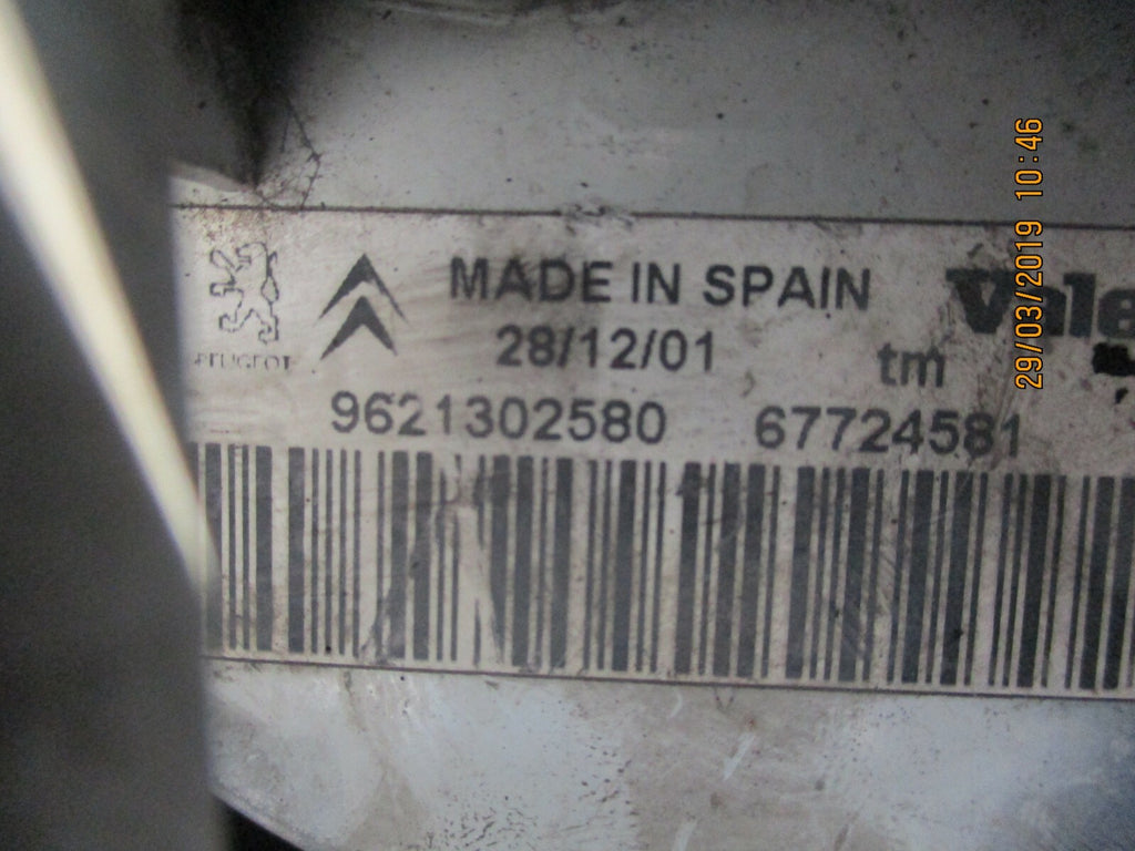 CITROEN BERLINGO 2003 OS DRIVER SIDE HEADLIGHT INDICATOR 9621302580