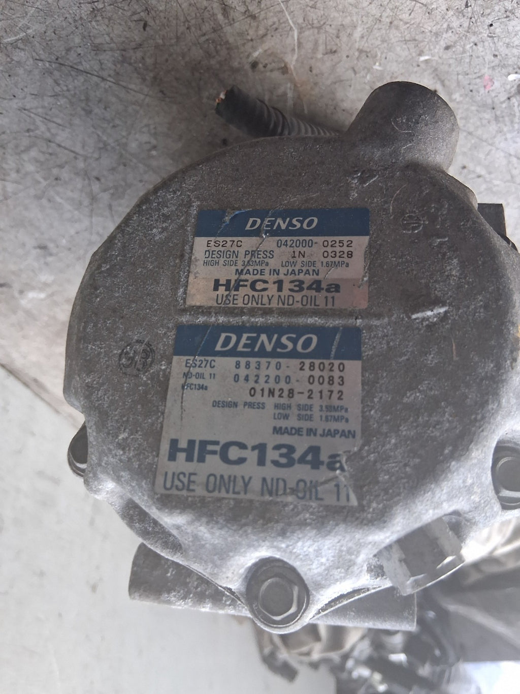 2011 TOYOTA ESTIMA MK3 2.4 PETROL HYBRID AC AIR CON COMPRESSOR PUMP 8837028020