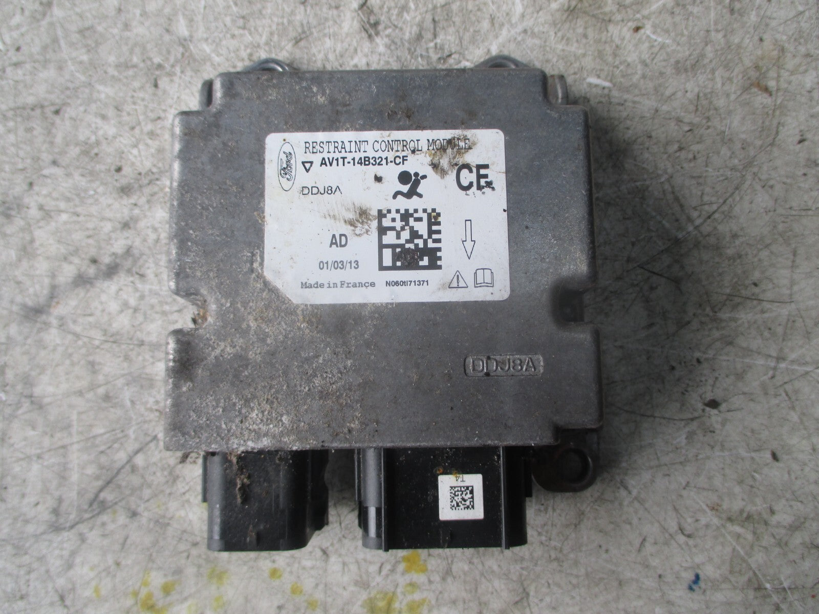 FORD BMAX 2013 AIRBAG ECU CONTROL MODULE AV1T14B321