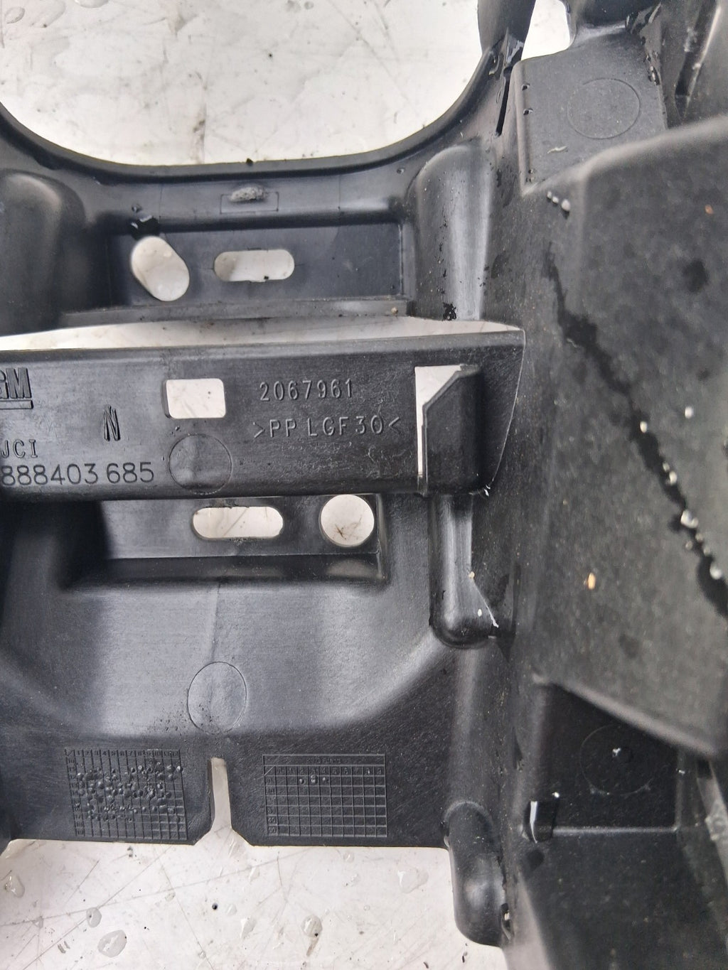 2017 VAUXHALL ZAFIRA CENTRE CONSOLE COVER 888403685