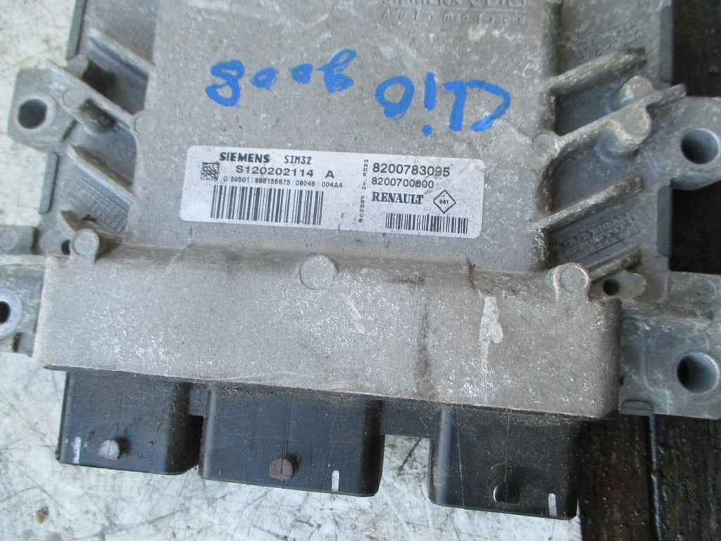 RENAULT CLIO MK4 2018 1.2 PETROL ECU ENGINE CONTROL MODULE UNIT 8200783095