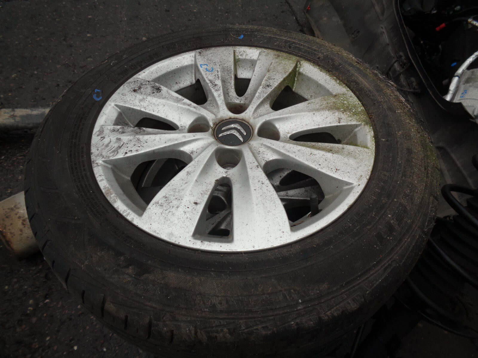 CITROEN C3 MK2 2010 15 INCH SINGLE ALLOY WHEEL WITH TYRE 185/65R15