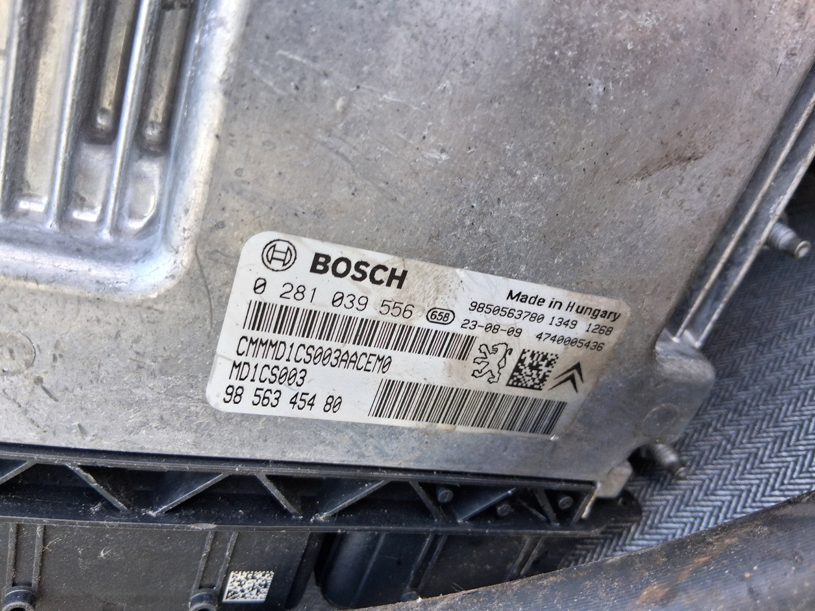2023 PEUGEOT 5008 MK2 ECU ENGINE CONTROL UNIT MODULE 0281039556