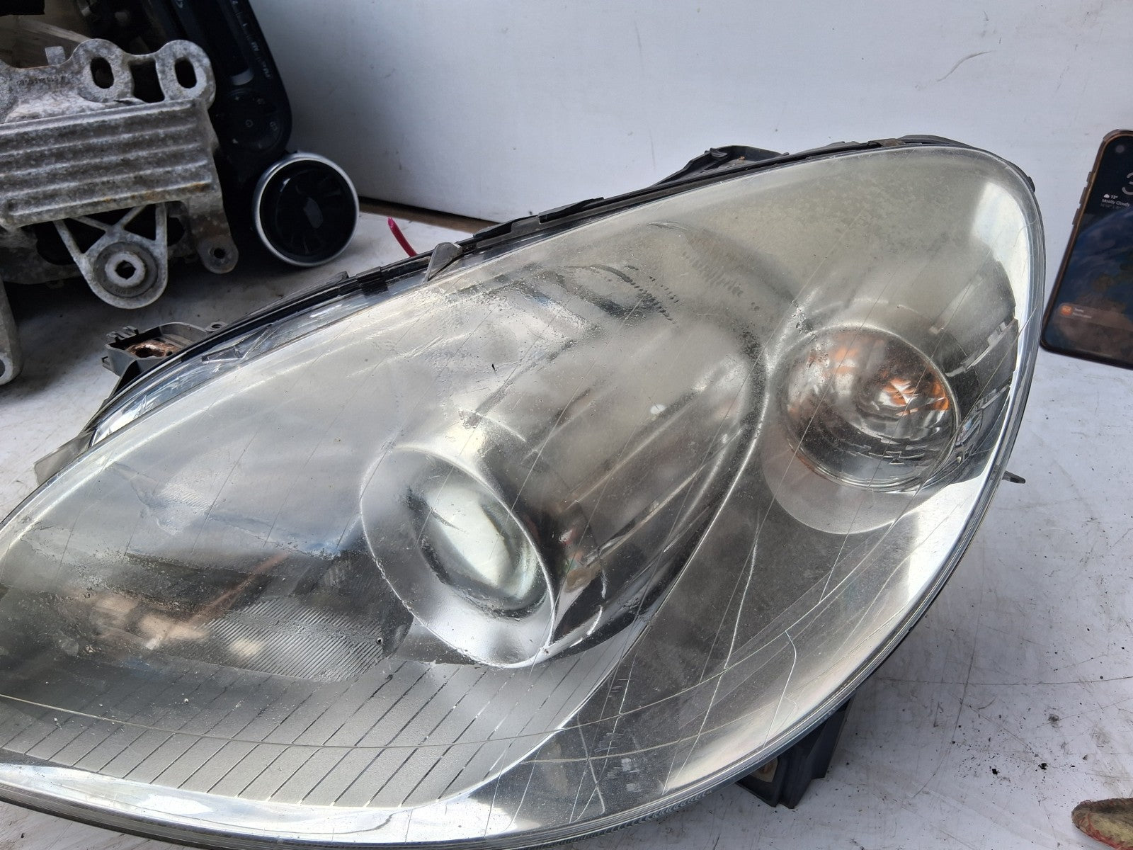 2008 MERCEDES B CLASS W245 NSF PASSENGER SIDE FRONT LEFT HEADLIGHT A1698202561