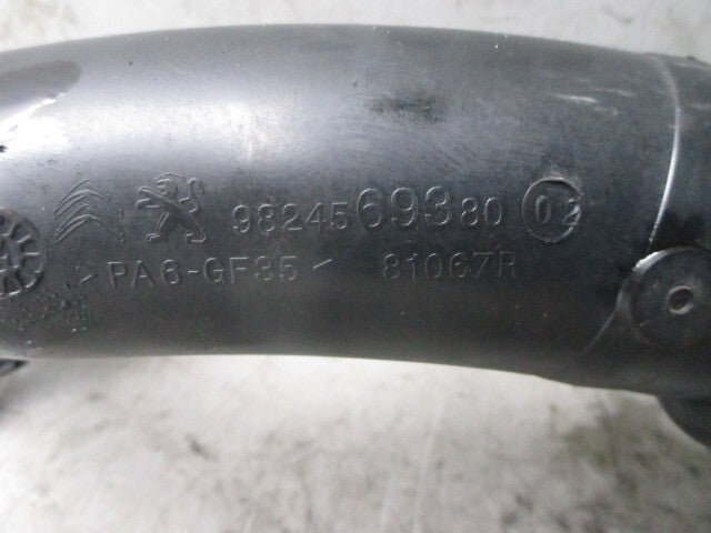 CITROEN C4 MK3 2021 1.2 PETROL AIR INTAKE HOSE PIPE 9824569380