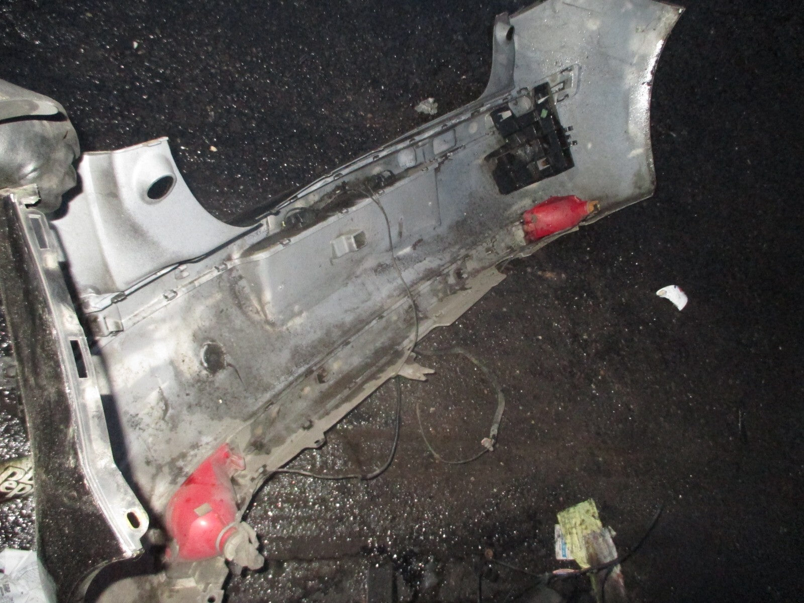CITROEN C4 2007 REAR COMPLETE BUMPER BLACK
