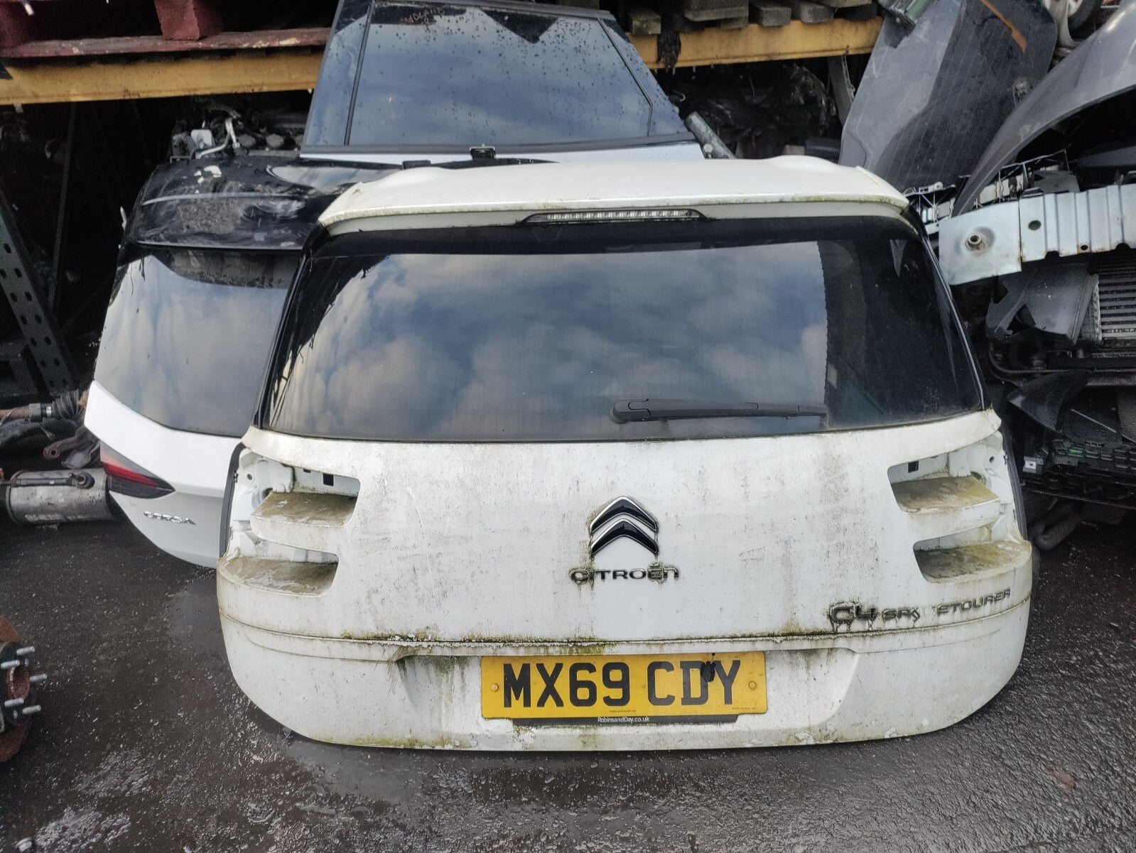 2019 CITROEN C4 GRAND SPACETOURER BARE TAILGATE BOOTLID WHITE