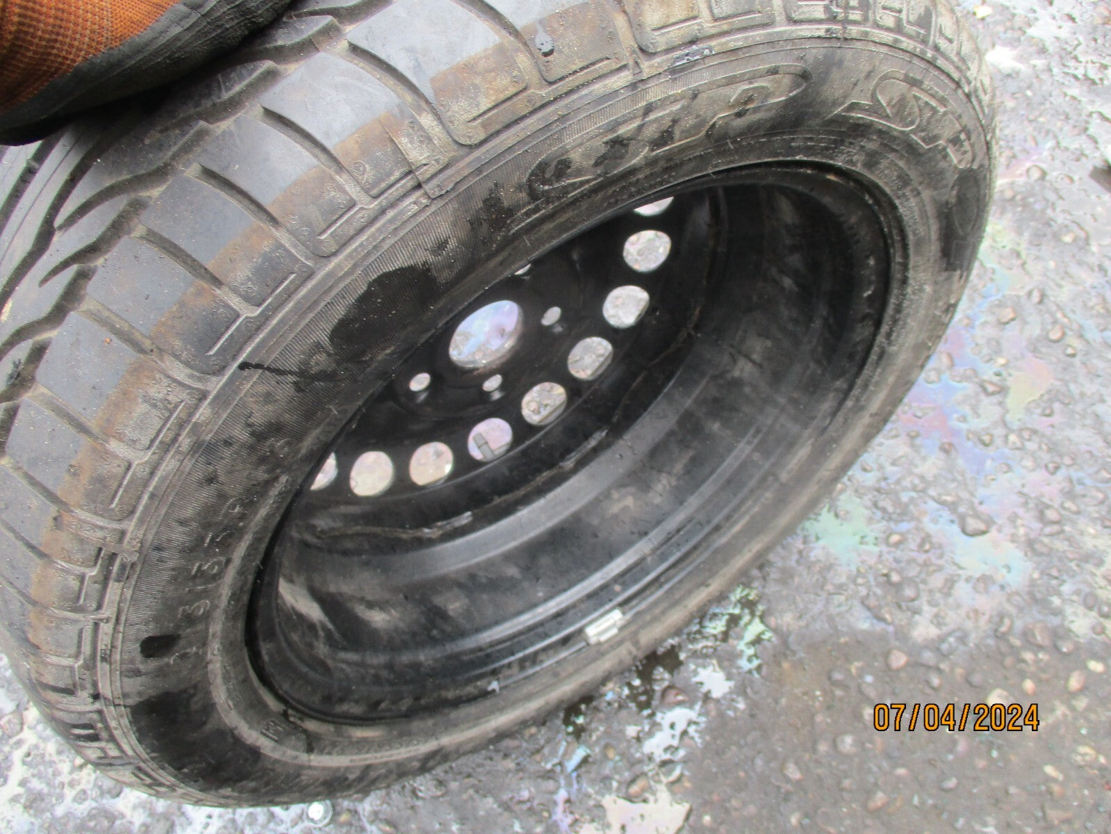 VW VOLKSWAGEN PASSAT B6 2008 16 STEEL WHEEL WITH TYRE 215/55R16